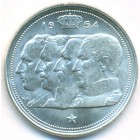 Бельгия, 100 франков 1954 год (UNC)