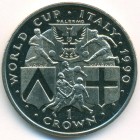 Остров Мэн, 1 крона 1990 год (UNC)