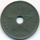 Свободное государство Конго, 5 сантимов 1894 год