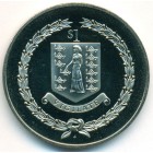 Британские Виргинские острова, 1 доллар 1992 год (PROOF)