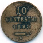 Сан-Марино, 10 чентезимо 1893 год