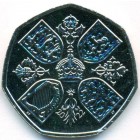 Великобритания, 50 пенсов 2022 год (UNC)