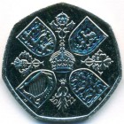Великобритания, 50 пенсов 2022 год (UNC)