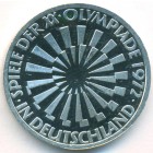 ФРГ, 10 марок 1972 год J (PROOF)