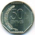 Перу, 50 сентимо 2013 год (UNC)