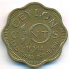 Цейлон, 10 центов 1944 год