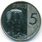 Филиппины, 5 песо 2017 год (UNC)
