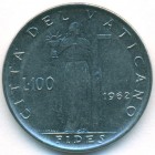 Ватикан, 100 лир 1962 год
