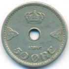 Норвегия, 50 эре 1946 год