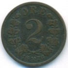Норвегия, 2 эре 1876 год
