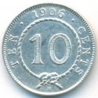 Саравак, 10 центов 1906 год
