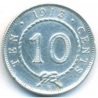 Саравак, 10 центов 1913 год