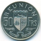 Реюньон, 50 франков 1973 год (AU)