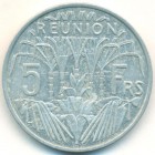 Реюньон, 5 франков 1971 год