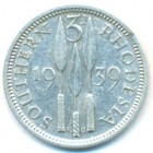 Южная Родезия, 3 пенса 1939 год