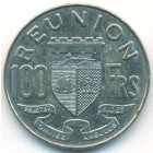 Реюньон, 100 франков 1969 год