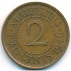 Маврикий, 2 цента 1946 год