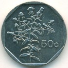 Мальта, 50 центов 1991 год (UNC)