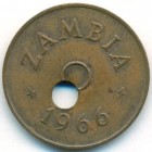 Замбия, 1 пенни 1966 год БРАК