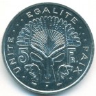 Джибути, 5 франков 1991 год (UNC)