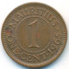 Маврикий, 1 цент 1965 год