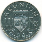 Реюньон, 100 франков 1973 год