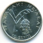 Тонга, 10 сенити 2002 год (AU)