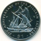 Либерия, 1 доллар 1995 год (UNC)