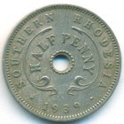 Южная Родезия, 1/2 пенни 1939 год