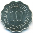 Маврикий, 10 центов 1971 год (UNC)