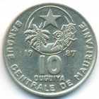 Мавритания, 10 угий 1987 год