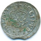 Рига, шведская оккупация, солид, 1651 год