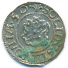 Рига, шведская оккупация, солид, 1650 год