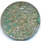 Рига, шведская оккупация, солид, 1650 год