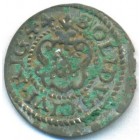 Рига, шведская оккупация, солид, 1644 год