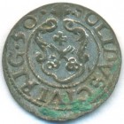 Рига, шведская оккупация, солид, 1650 год