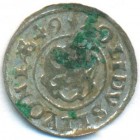 Рига, шведская оккупация, солид, 1649 год