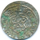 Рига, шведская оккупация, солид, 1652 год