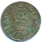 Рига, шведская оккупация, солид, 1647 год