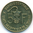Западно-Африканские Штаты, 5 франков 2001 год (UNC)