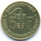 Западно-Африканские Штаты, 5 франков 1965 год