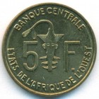 Западно-Африканские Штаты, 5 франков 2012 год (UNC)