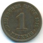 Германия, 1 пфенниг 1912 год A