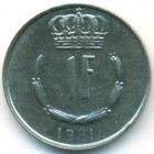 Люксембург, 1 франк 1981 год