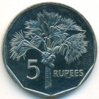 Сейшельские острова, 5 рупий 2007 год (UNC)