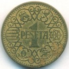 Испания, 1 песета 1944 год