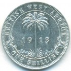 Британская Западная Африка, 1 шиллинг 1913 год
