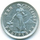 Филиппины, Зависимая территория США, 10 сентаво 1941 год (AU)