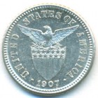 Филиппины, Зависимая территория США, 10 сентаво 1907 год (UNC)