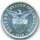 Филиппины, Зависимая территория США, 20 сентаво 1913 год (UNC)